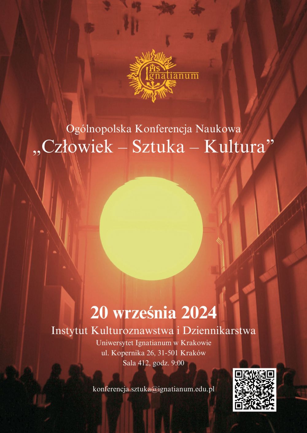 Człowiek - Sztuka - Kultura - Ogólnopolska Konfernecja Naukowa w Uniwersytecie Ignatianum