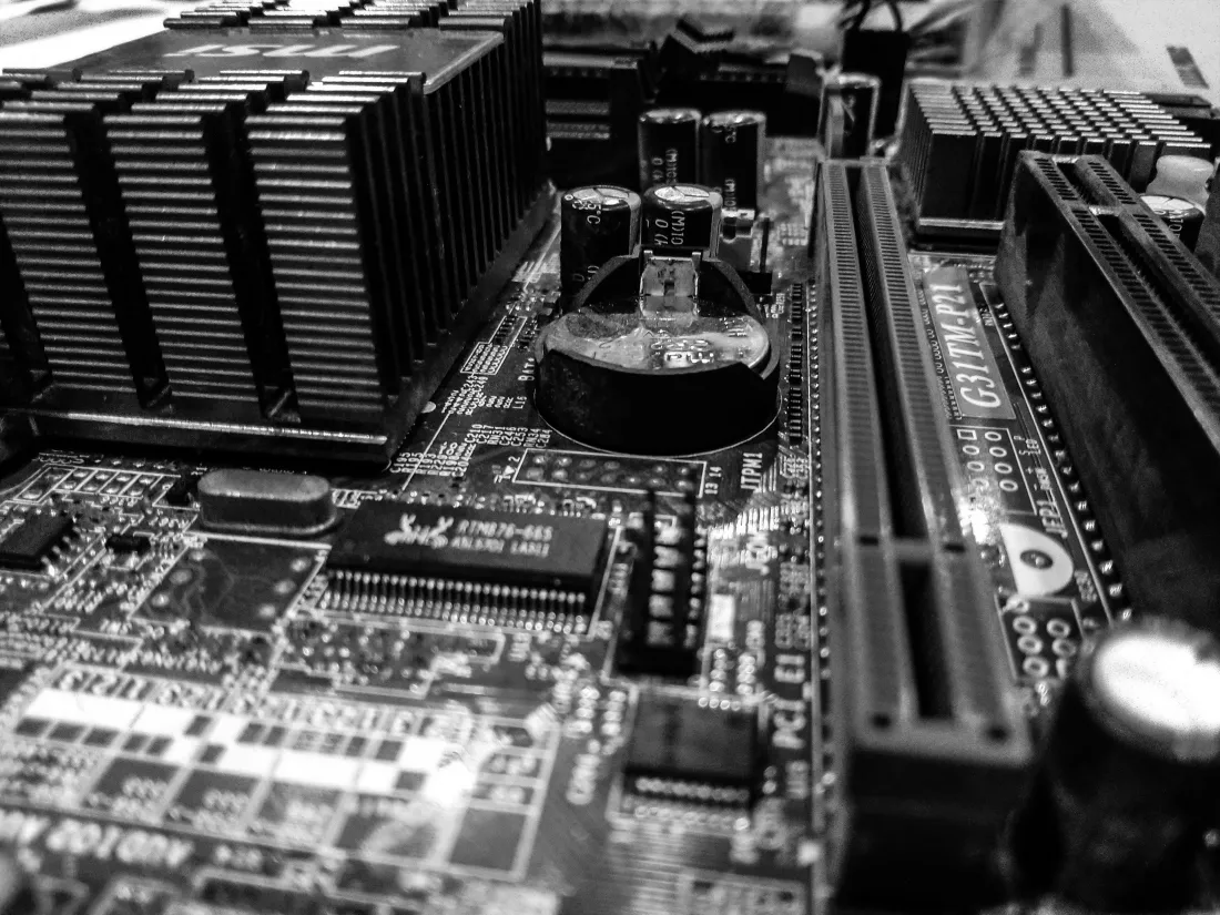 high-angle-view-mother-board